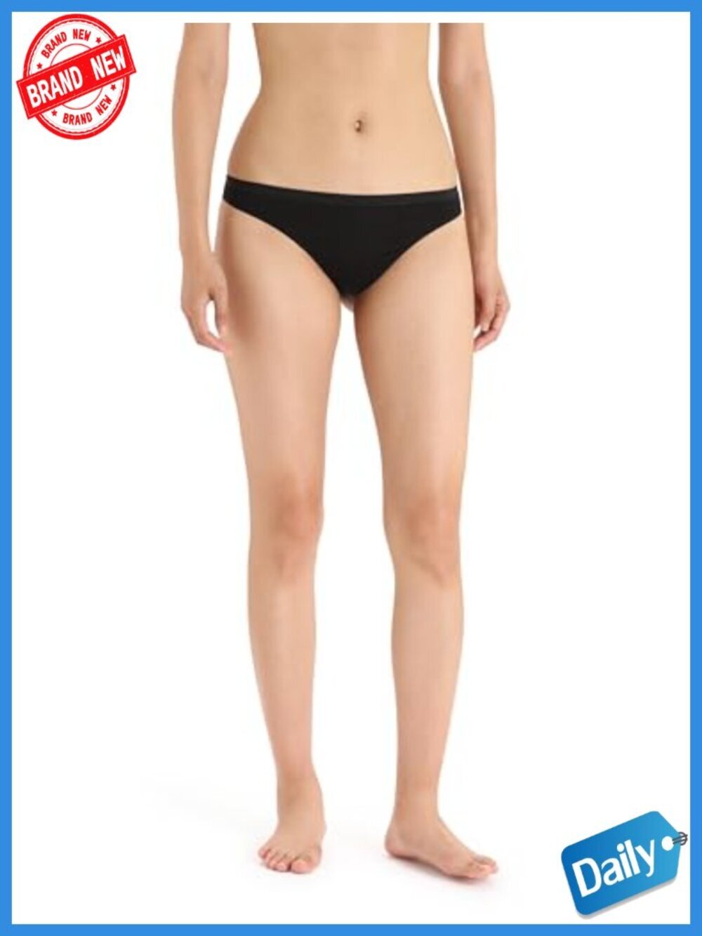Merino Wool Thong - Stretchy, Temperature Regulating, Everyday Wear